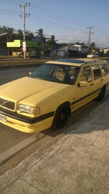 ขายรถ VOLVO 850 TURBO ปี 95 สีเหลือง แต่งเป็น 855t5r