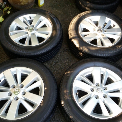 ล้อขอบ 16 5รู 114 พร้อมยางชุดล่ะ 6500