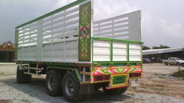 ขายด่วนลูกพวงไมดั้ม3เพลาแท้ยาว7.40เมตรสภาพสวยยางดี