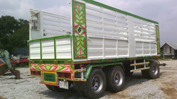 ขายด่วนลูกพวงไมดั้ม3เพลาแท้ยาว7.40เมตรสภาพสวยยางดี