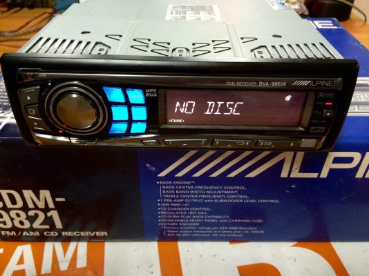 ขายวิทยุ ALPINE DVA-9861E เล่น DVD ไม่เคยซ่อม