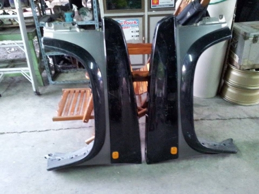 แก้ม Terrano I สวยไม่บุบแตกหักติดโป่งซุ้มล้อ