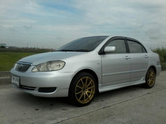 ดาวน์ 39000 ผ่อน 3840 ต่อเดือน แบล็คลิส ออกรถได้ TOYOTA COROLLA ALTIS 1.6 E ปี 2003 เกียร์ธรรมดา ติดแก็ส