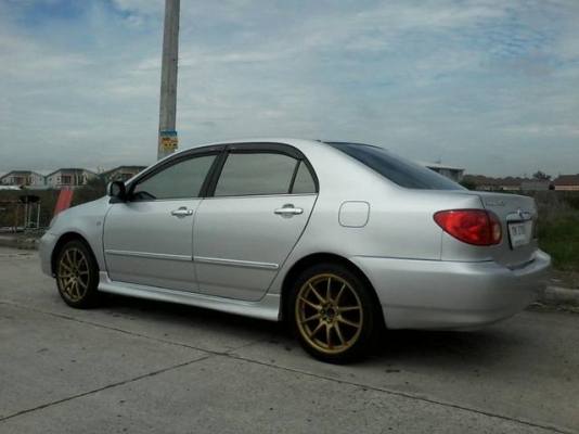 ดาวน์ 39000 ผ่อน 3840 ต่อเดือน แบล็คลิส ออกรถได้ TOYOTA COROLLA ALTIS 1.6 E ปี 2003 เกียร์ธรรมดา ติดแก็ส