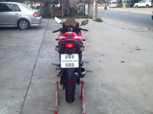 Kawazaki Ninja 250 สีแดง-ดำ ปี 55 สภาพสวย เดิม ๆ