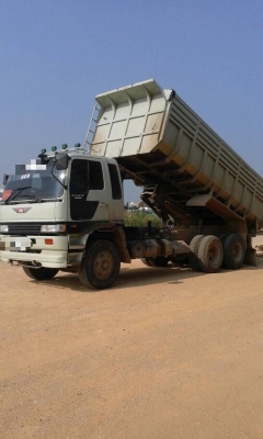 ขาย HINO FM 2K ปีกนก 260 แรง พ่วงแม่ลูก กระบะเหล็ก รถปี 40 มี 2 พ่วง