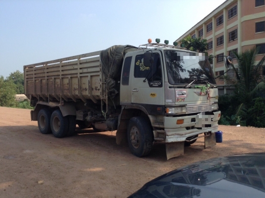 ขาย HINO FM 2K ปีกนก 260 แรง พ่วงแม่ลูก กระบะเหล็ก รถปี 40 มี 2 พ่วง