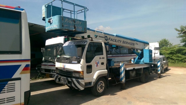 ขายรถหกล้อกระเช้า 25 เมตร ISUZU NRR เครื่อง 195 แรงม้า