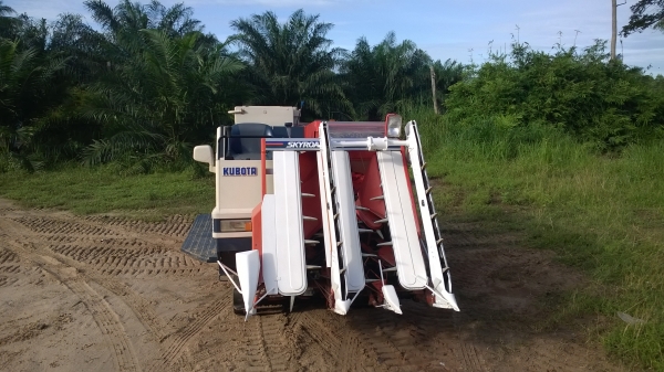 รถเกี่ยวข้าวเก่าญี่ปุ่น KUBOTA R1-24 สภาพสวย เปลี่ยนแทรคใหม่