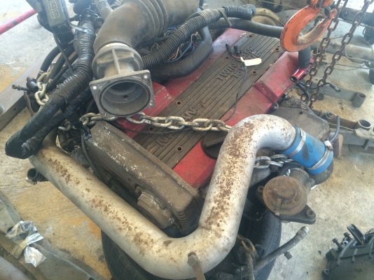 เครื่องCA18DETพร้อมเกียร์ปุก Turbo sr กล่องMINES