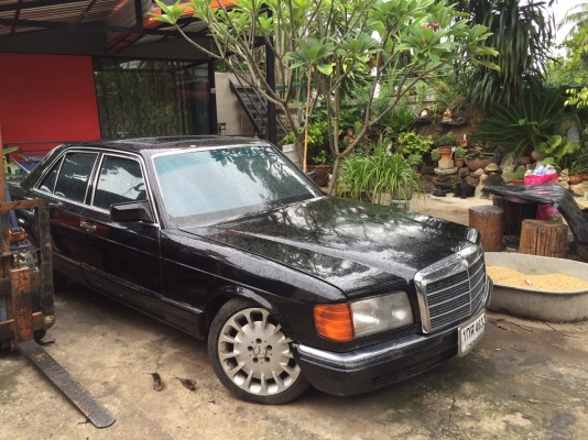 ฝากขายbenz w126ตามสภาพพร้อมทะเบียนโอน