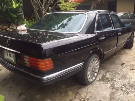 ฝากขายbenz w126ตามสภาพพร้อมทะเบียนโอน