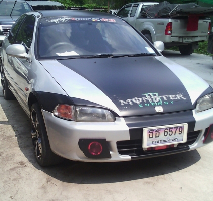 Honda Civic 3 Door ปี95 เครื่อง 1600 หัวฉีด กระจก พับ ปรับไฟฟ้าชุดภายในตัวนอก เบาะเเขนเดี่ยว ใช้งานน้อย สนใจคุยกันครับ