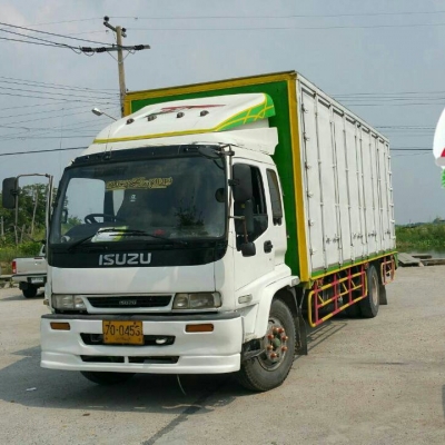 หกล้อ อีซูซุ FTR195 ปี03 ตู้สิบบาน ช่วงยาว 7.20ม สภาพดีพร้อมใช้งาน ทะเบียนพร้อมโอน