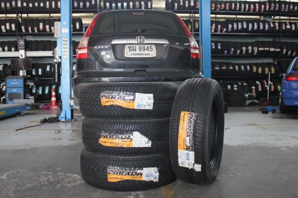 ยาง YOKOHAMA PARADA 235/60R18 เส้นละ 7,500 บาท