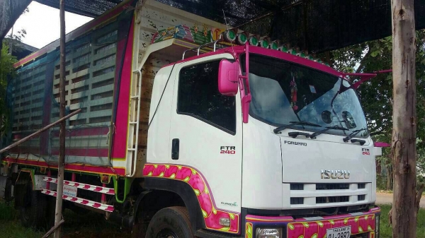 ขายด่าวน์ 380,000บ หกล้ออีซูซุ FTR240ปี56ดั้มเกษตร สภาพดีสวยเดิมพร้อมใช้งาน วิ่งเเค่ 80&times;&times;&times;กม. เปลียนสัณญาเช้าซื้อ บ.ตรีเพรชอีซูซุ รับรถกลับได้เลย ครับ