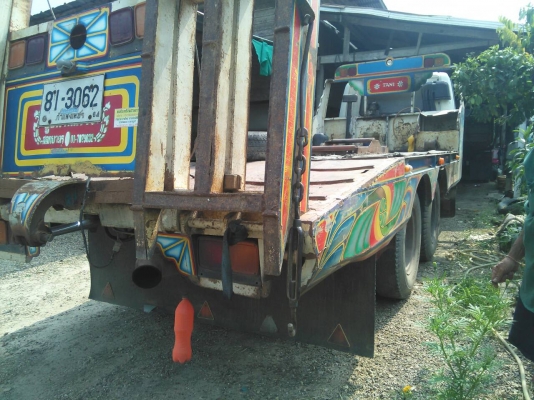 สิบล้อเทนเลอร์ มิซูซุ FN225K 6D15 ท้ายลาก 2เพา หางพับไฮโลริส ขึ้นรถเกียวสวยสภาพดี ทะเบียนพร้อมโอน