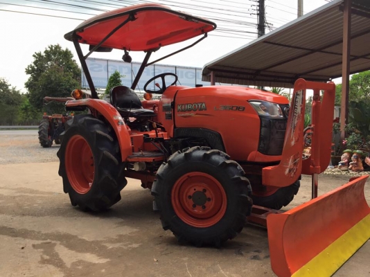 ขายรถไถ Kubota L3608(4WD) พร้อมใบมีดและผานพรวนช้าง รถพร้อมใช้งาน