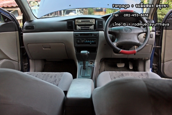 รถบ้าน Toyota Altis 1.6 J Airbag Abs แก๊สLpg สวยพร้อมใช้ครับ