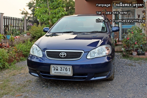 รถบ้าน Toyota Altis 1.6 J Airbag Abs แก๊สLpg สวยพร้อมใช้ครับ