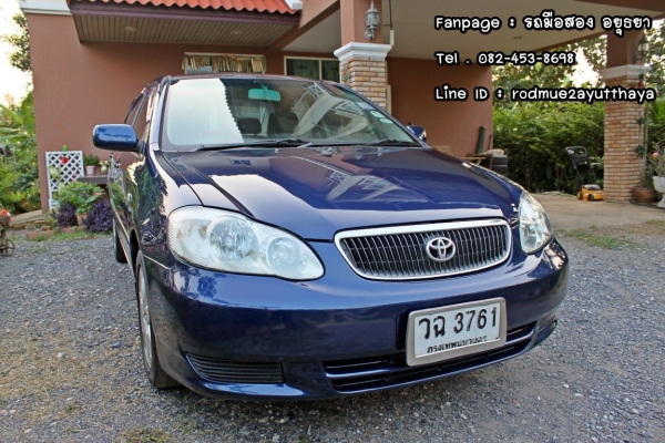 รถบ้าน Toyota Altis 1.6 J Airbag Abs แก๊สLpg สวยพร้อมใช้ครับ