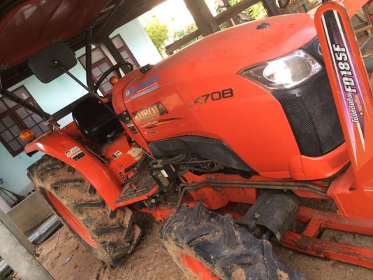 **415,000 บ.ต่อรอง/// รถไถ2เพลา KUBOTA L4708 4WD ปี55 เดิมบาง **ขาย KUBOTA L4708 4WD รถไถ2เพลา 47แรง ปี55 สภาพเดิมบาง พร้อมลุย FARM TRACTOR KUBOTA L4708 47HP 4WD 2เพลา 47แรงม้า 4สูบแบบตั้ง ปี 55 เครื่องเดิม เกียร์เดิม เครื่องแน่น แรง ไม่เยิ้ม เกียร์ดี ไม่