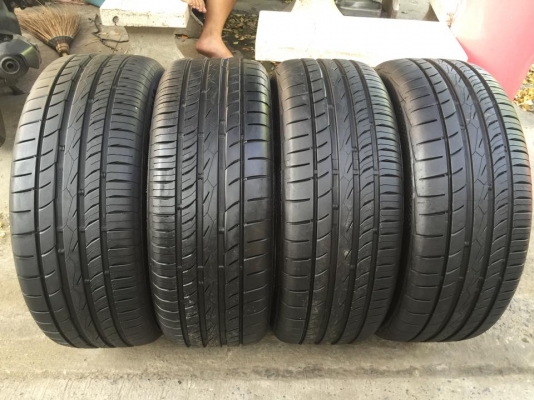 ขายยาง Continental 225-55-17 ปลายปี13 ดอกหนา99\% สภาพสวยสุดๆ เนื้อยางนิ่ม ไม่กินข้าง ไม่มีปะ
