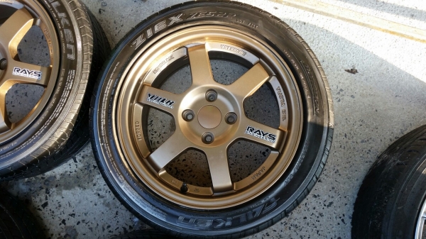 แม็กใหม่พร้อมยาง Te37 ขอบ15 แม็กใหม่พร้อมยาง Te37 ขอบ15