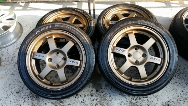 แม็กใหม่พร้อมยาง Te37 ขอบ15