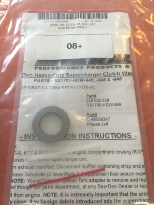 แหวนแต่ง Sea Doo Supercharger ของ Riva