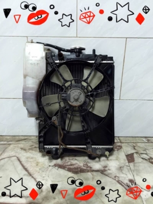 ขายพัดลมหม้อน้ำ Daihatsu Mira L700 ห้าใบพัดใช้งานปกติ