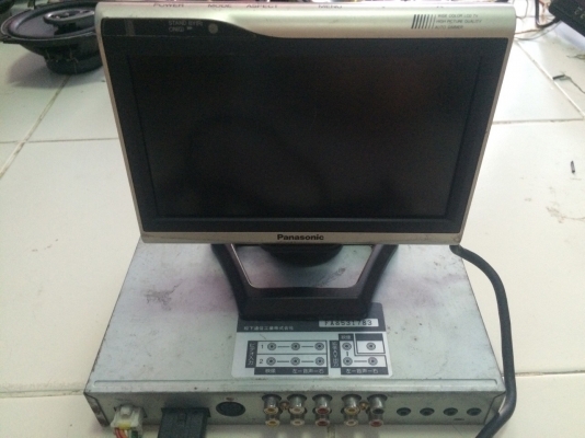 จอตั้ง Panasonic 7นิ้ว Av 2 ชุด มือ2 ญี่ปุ่น