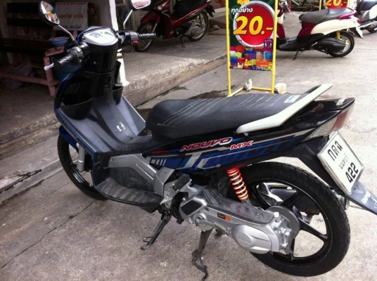 Nouvo mx ปี 48 ล้อแม็ค  สีน้ำเงิน ดำ รถบ้านเครื่องเดิมๆ มีเล่ม เอกสารพร้อม