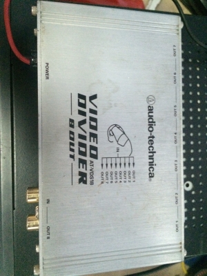 Audio-technica AT-VDS18 พอร์ตวิดีโอ เข้า1ออก8ช่อง ขยายสัณญาณให้ภาพชัด ยี่ห้อดัง มือ2 ญี่ปุ่น