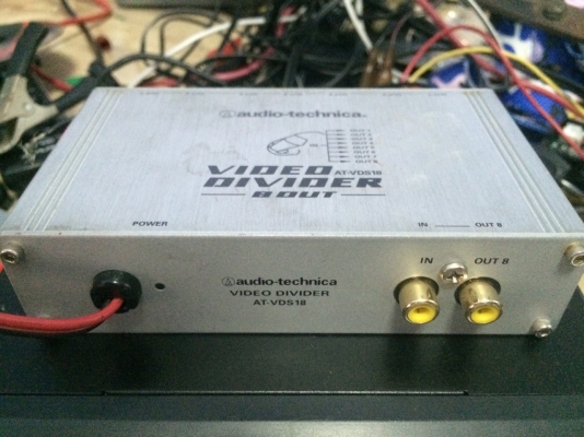 Audio-technica AT-VDS18 พอร์ตวิดีโอ เข้า1ออก8ช่อง ขยายสัณญาณให้ภาพชัด ยี่ห้อดัง มือ2 ญี่ปุ่น