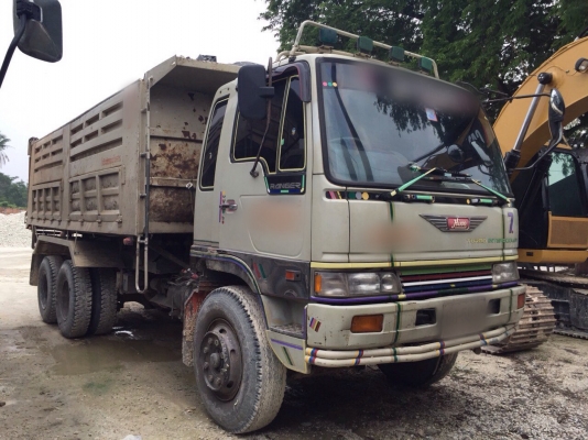 ขายรถ10ล้อดั้มพ์ HINO FM227LD เครื่อง 220แรงม้า ปี35 หัวไฮเทค สนใจโทร 081-970-1072