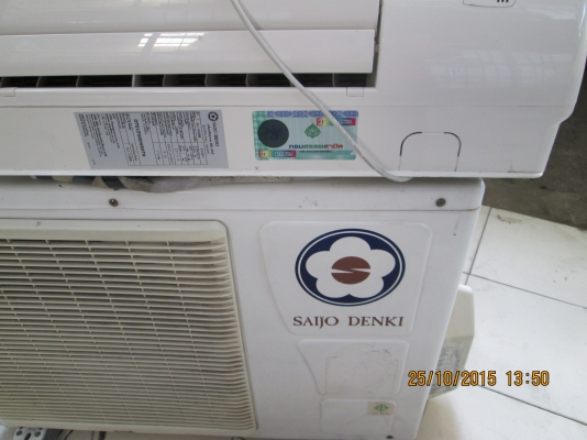 ไชโจ เย็นปกติครับ 12500BTU สวยใช้ได้อีกนานคุ้มครับ ไชโจ เย็นปกติครับ 12500BTU สวยใช้ได้อีกนานคุ้มครับ