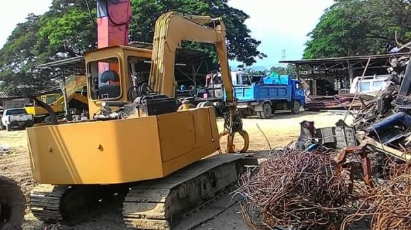 รถแบคโฮ MITSUBISHI MS110-2 เครื่องเดิม ปั้มเดิม