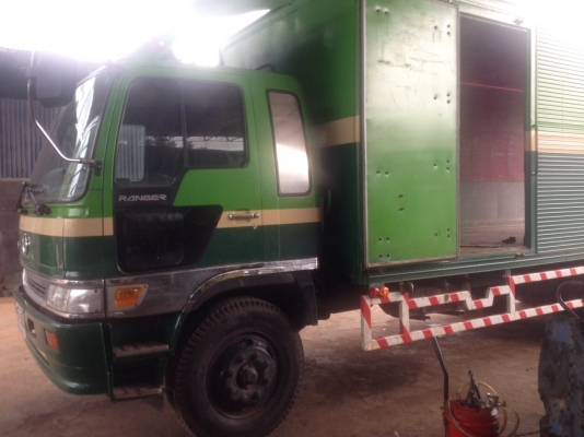 10ล้อตู้แห้ง..ยาว7.20เมตร 195แรง HINO FF3HPKA-10253  เครื่องHO7D-A85483..รถสวยมากๆ พร้อมใช้ เล่มพร้อม.