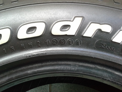 BF All USA. 265/70/16 ปี11 สภาพดี 1ชุด