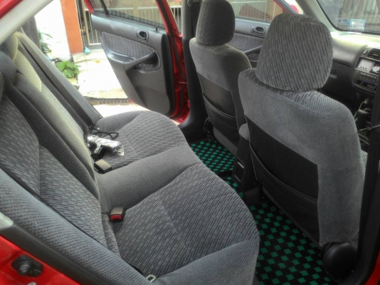 ขาย HONDA CIVIC LEV ปี 2000 เครื่อง B20B AT เครื่องเกียร์ดี ความร้อนไม่มีวิ่งทางไกลสบายมาก บอดี้สวยๆไม่มีชน สีแดงเพิ่งทำ ไม่มีริ้วรอย ไฟคู่หน้าเบิกใหม่ ลิ้นหน้าSIR ดักลม JS วิทยุ pioneer, Cd, Mp3, Usb อย่างดี ภายในสวยสะอาด แอร์เย็น เพลงเพราะ ล้อTE37เบิกให ขาย HONDA CIVIC LEV ปี 2000 เครื่อง B20B AT เครื่องเกียร์ดี ความร้อนไม่มีวิ่งทางไกลสบายมาก บอดี้สวยๆไม่มีชน สีแดงเพิ่งทำ ไม่มีริ้วรอย ไฟคู่หน้าเบิกใหม่ ลิ้นหน้าSIR ดักลม JS วิทยุ pioneer, Cd, Mp3, Usb อย่างดี ภายในสวยสะอาด แอร์เย็น เพลงเพราะ ล้อTE37เบิกให