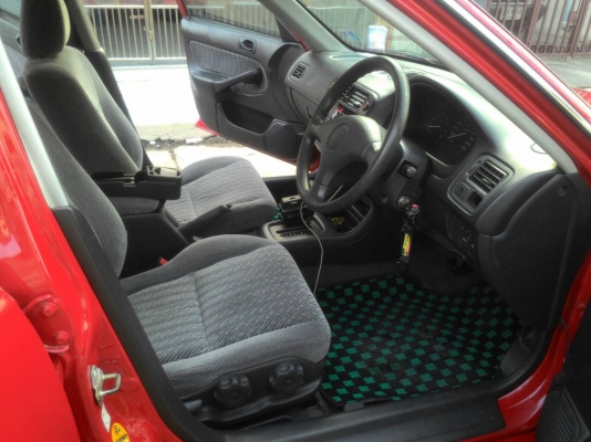 ขาย HONDA CIVIC LEV ปี 2000 เครื่อง B20B AT เครื่องเกียร์ดี ความร้อนไม่มีวิ่งทางไกลสบายมาก บอดี้สวยๆไม่มีชน สีแดงเพิ่งทำ ไม่มีริ้วรอย ไฟคู่หน้าเบิกใหม่ ลิ้นหน้าSIR ดักลม JS วิทยุ pioneer, Cd, Mp3, Usb อย่างดี ภายในสวยสะอาด แอร์เย็น เพลงเพราะ ล้อTE37เบิกให ขาย HONDA CIVIC LEV ปี 2000 เครื่อง B20B AT เครื่องเกียร์ดี ความร้อนไม่มีวิ่งทางไกลสบายมาก บอดี้สวยๆไม่มีชน สีแดงเพิ่งทำ ไม่มีริ้วรอย ไฟคู่หน้าเบิกใหม่ ลิ้นหน้าSIR ดักลม JS วิทยุ pioneer, Cd, Mp3, Usb อย่างดี ภายในสวยสะอาด แอร์เย็น เพลงเพราะ ล้อTE37เบิกให