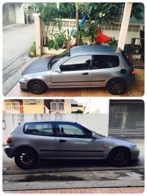 รถบ้าน CIVIC ตัวท๊อบเครื่องV-tec กล่องแต่งMaxจูนE85 แอร์เย็นฉ่ำ ใครมองหาอยู่ไม่ผิดหวังครับ