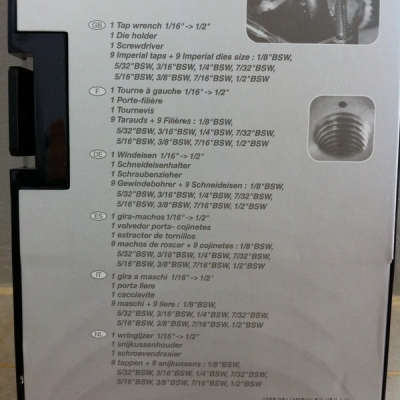 ชุดดอกต๊าปเกลียวและดายเกลียว APEX ระบบหุน 21 ตัวชุด ชุดดอกต๊าปเกลียวและดายเกลียว APEX ระบบหุน 21 ตัวชุด