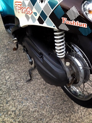 Fino เกย์แยก สีขาวเขียวน้ำตาล รถเดิมเดิม สภาพพร้อมใช่งาน เอกสารโอนครบ 17900