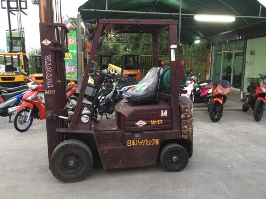 รถฟอล์คลิฟท์ โตโยต้า รุ่น 5 เบนซิล 1.4ตัน เสา 4 ม. พร้อมใช้งานครับ รถฟอล์คลิฟท์ โตโยต้า รุ่น 5 เบนซิล 1.4ตัน เสา 4 ม. พร้อมใช้งานครับ