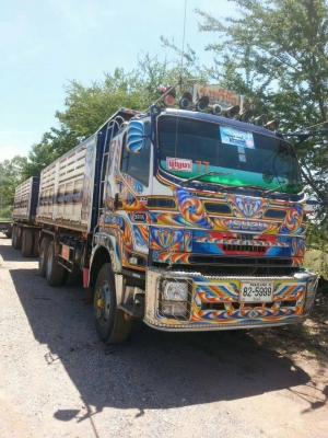 ขายรถพ่วง ISUZU 360 ปี 55 ดั้มแม่-ลูก อู่สหกิจ ลูก 3 เพลาแท้ เครื่องดีไม่เคยแกะ คัสซีสวยตลอดเส้น