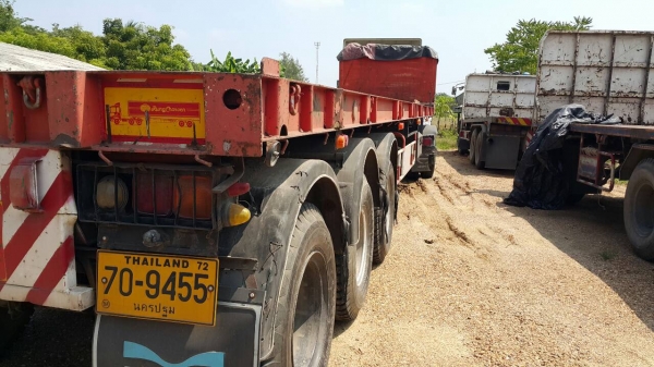 ขายหางพื้นเรียบ3เพลาแท้ของรุ่งเจริญRCK