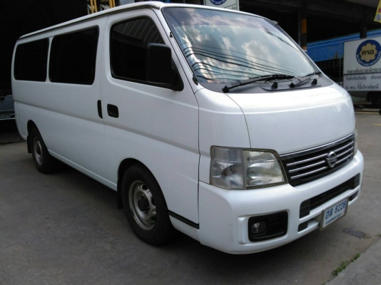 รถตู้nissan urvan3.0DI พาวเวอร์ปี04เบาะ3แถวเต็ม