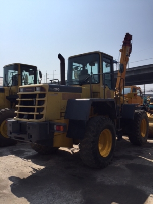 รถตักใหม่มาแล้ว KOMATSU  WA200-3 เพิ่งมาถึง